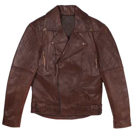 Sheepskin Blazer Leather Biker Jacket For Men