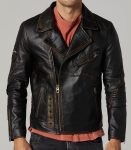 Bronze Cobain Men's Leather Jacket